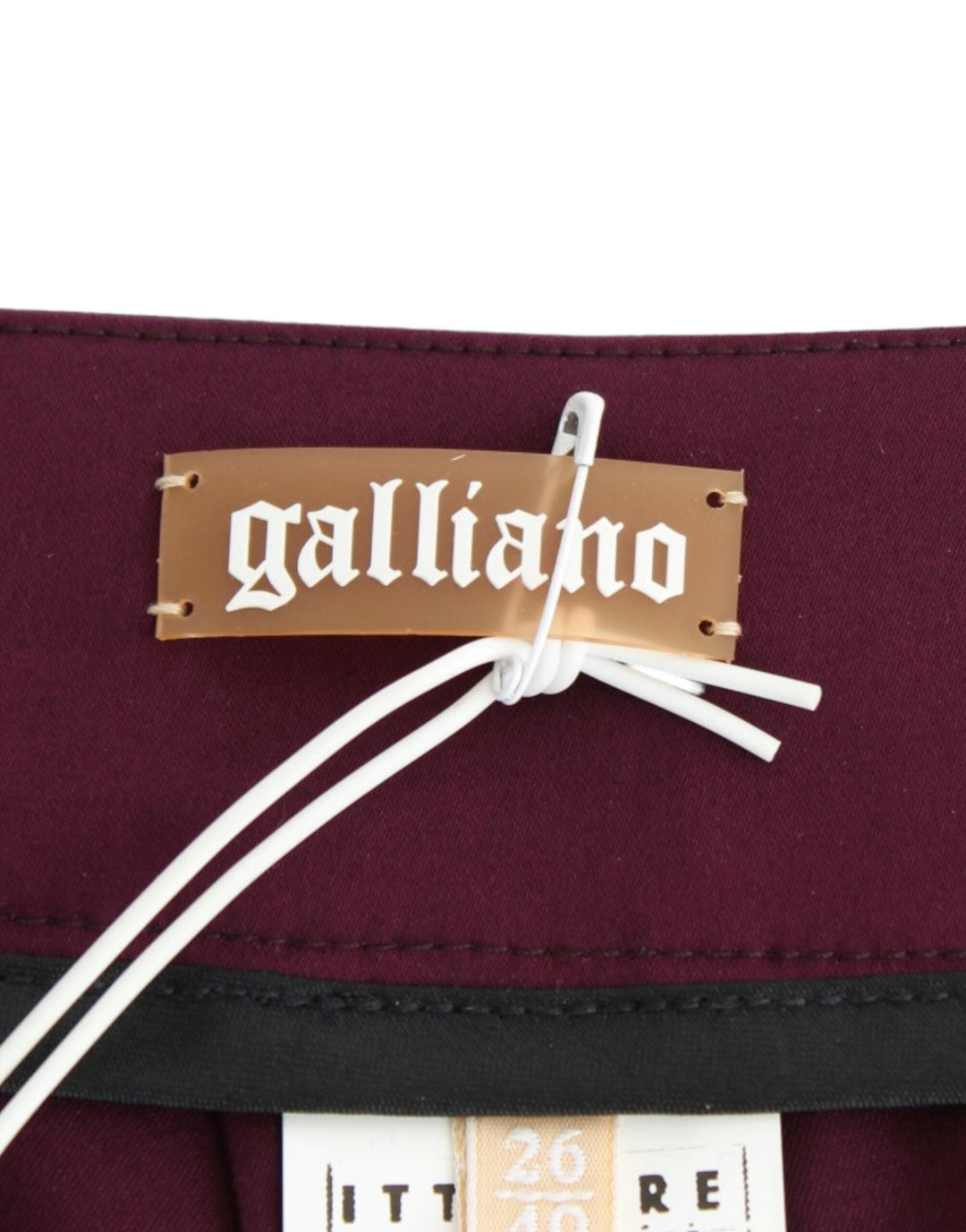 John Galliano Purple Slim Fit Pants