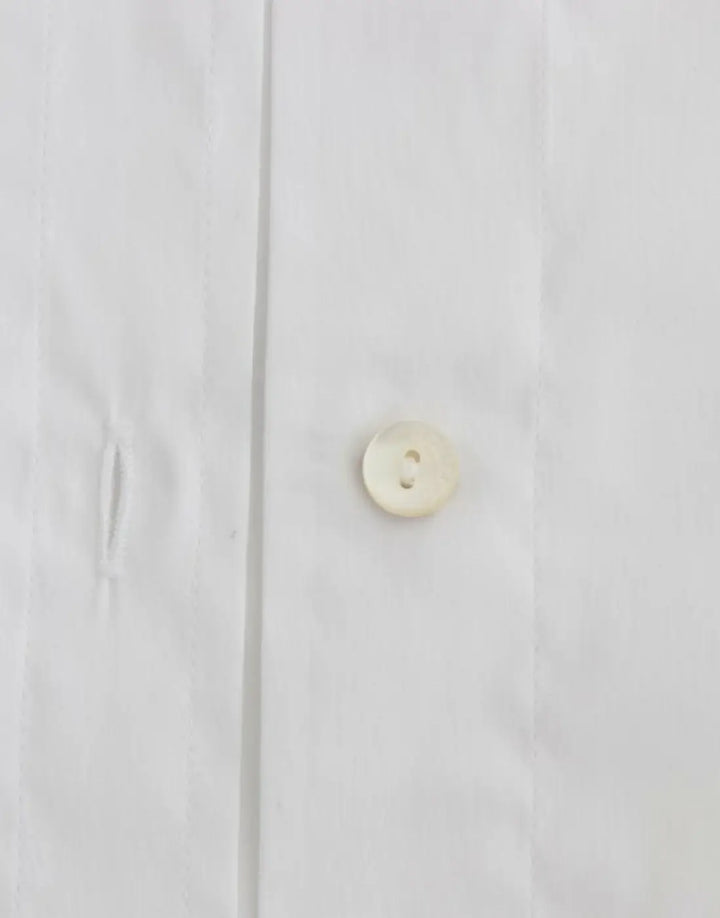John Galliano White Cotton Shirt Top