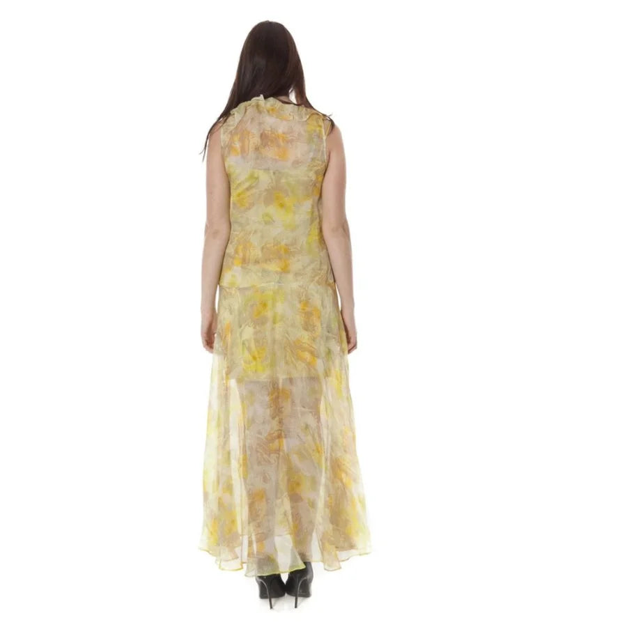 John Galliano Yellow Polyester Women’s Dress