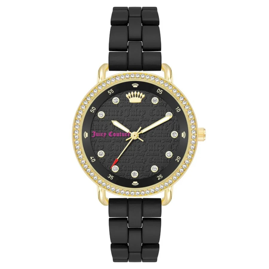 Juicy Couture Black Metal Dress Watch