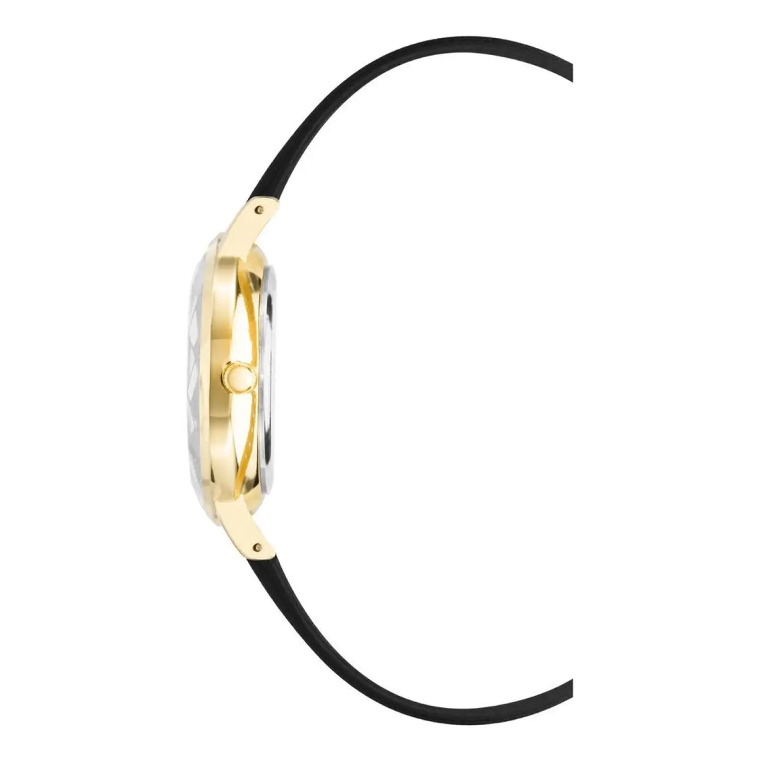 Juicy Couture Black Plastic Dress Watch