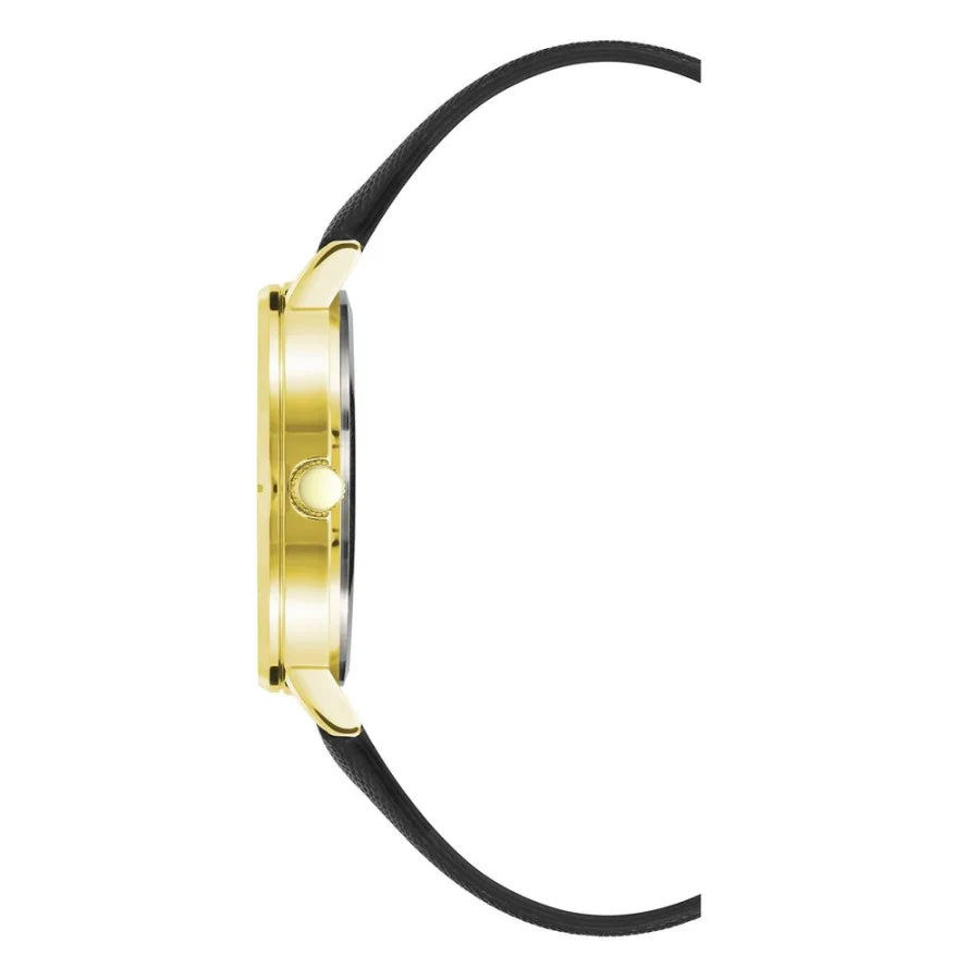 Juicy Couture Black Plastic Dress Watch