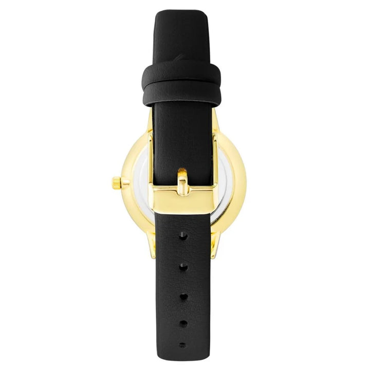 Juicy Couture Black Plastic Dress Watch