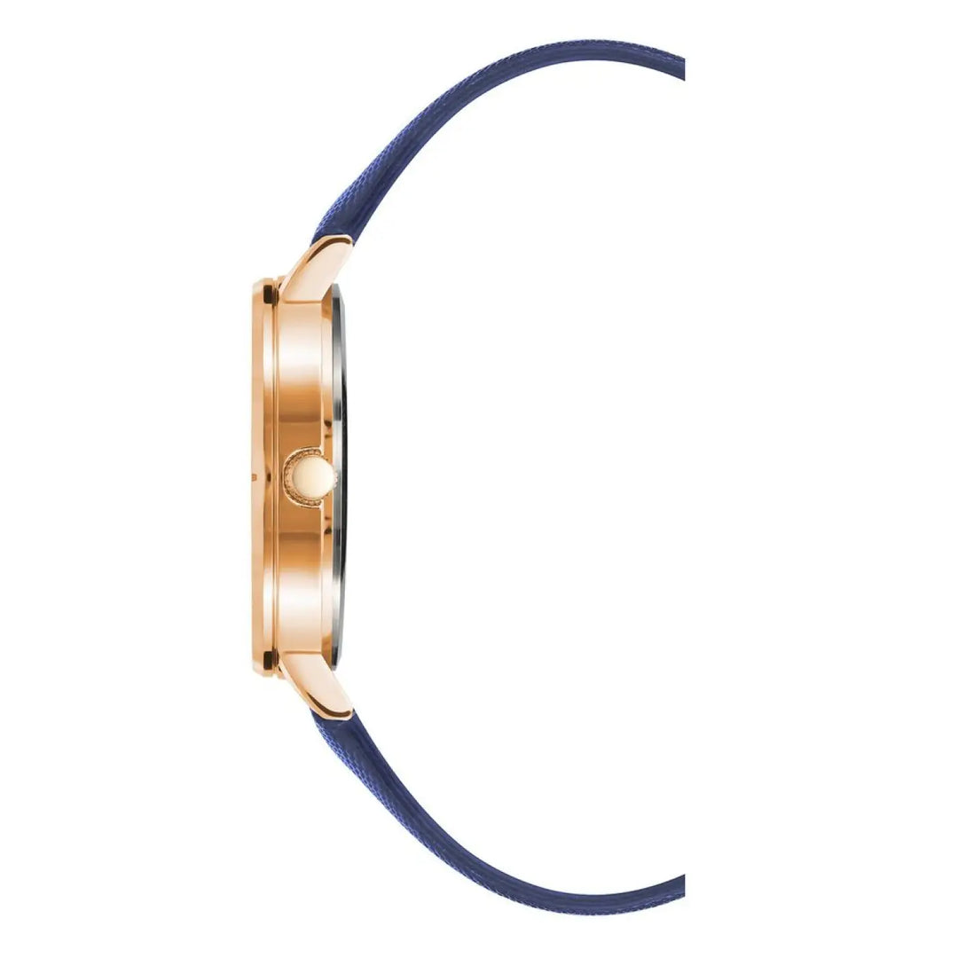 Juicy Couture Blue Plastic Dress Watch