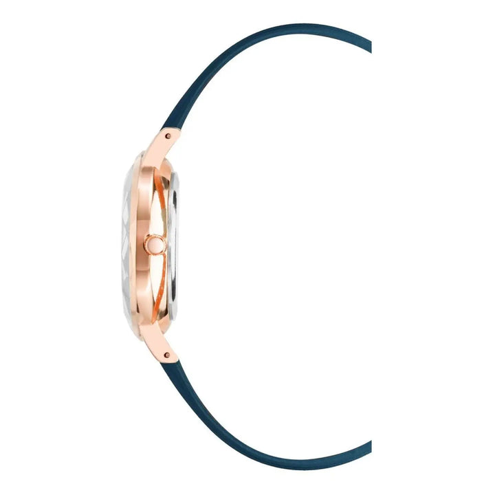 Juicy Couture Blue Plastic Dress Watch