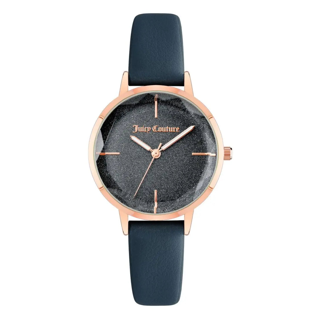 Juicy Couture Blue Plastic Dress Watch