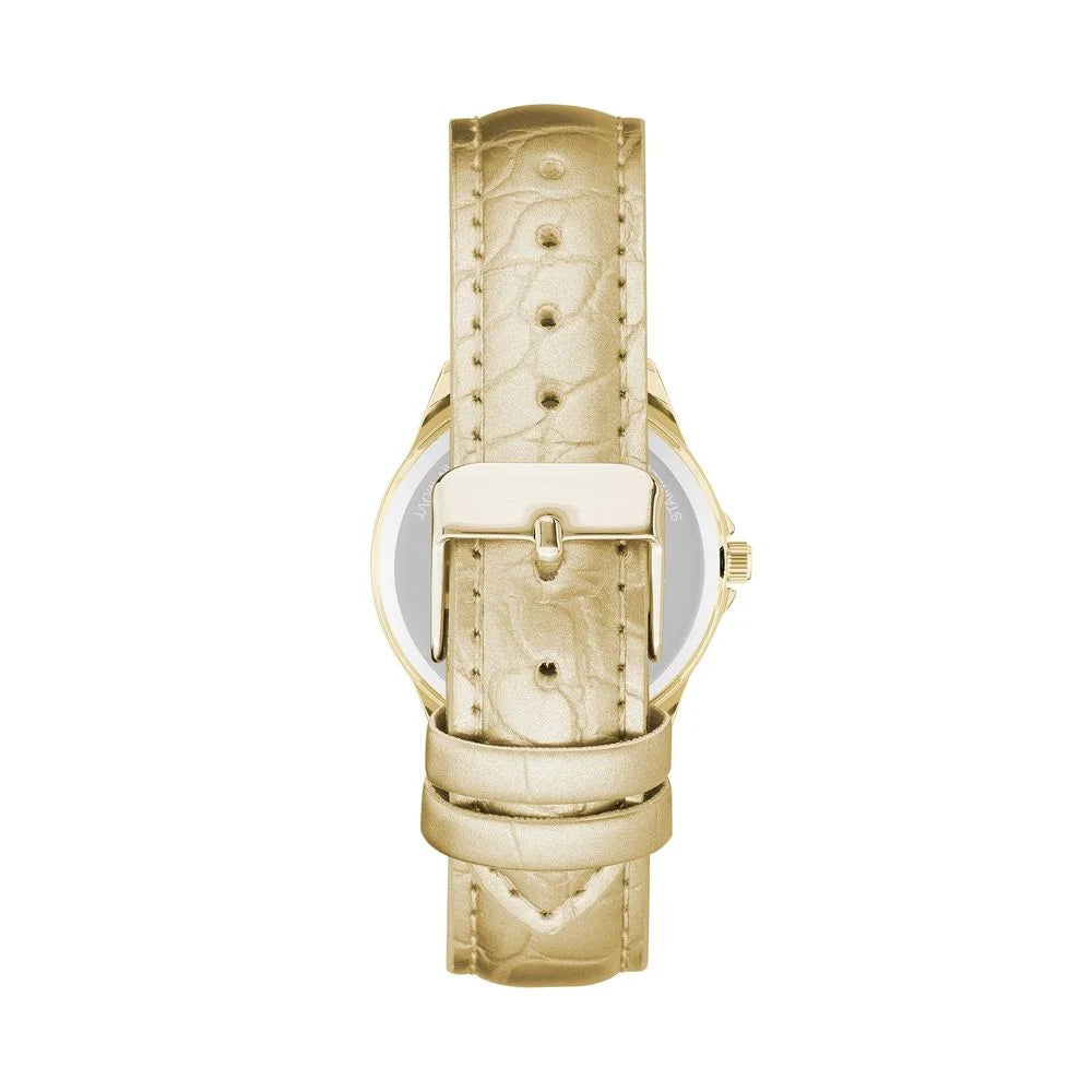 Juicy Couture Gold Quartz Watch with Golden Polipriel Strap