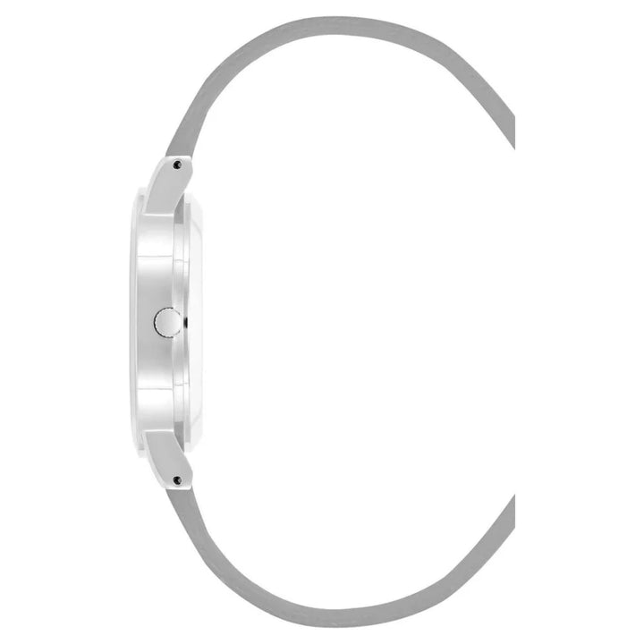 Juicy Couture Silver Plastic Dress Watch