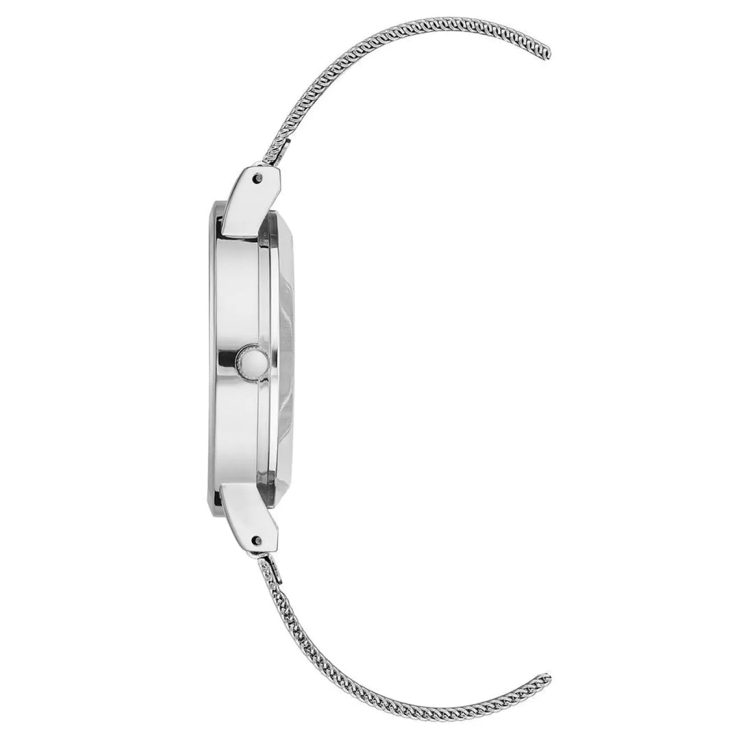 Juicy Couture Silver Stainless Steel Dress Watch