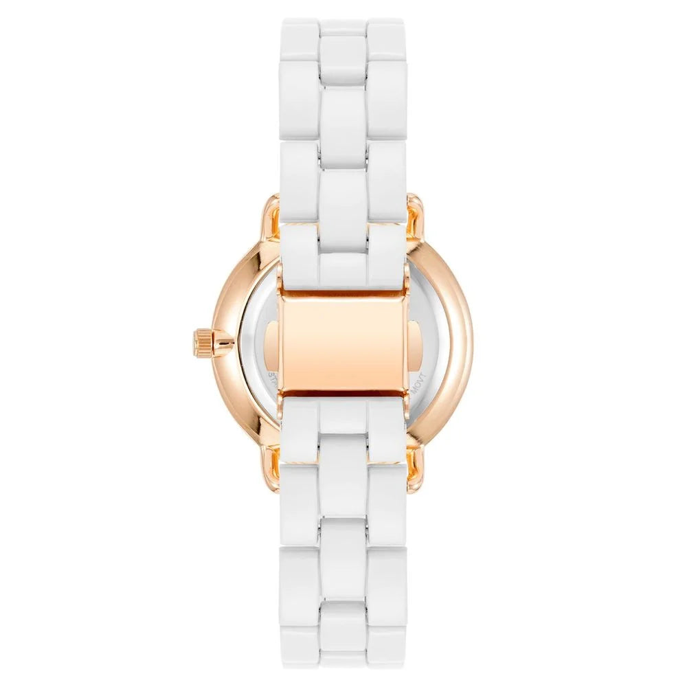 Juicy Couture White Metal Dress Watch