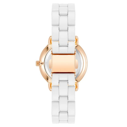 Juicy Couture White Metal Dress Watch