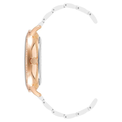 Juicy Couture White Metal Dress Watch