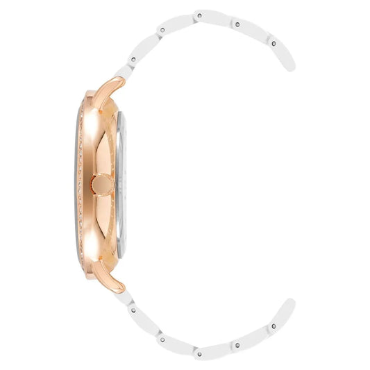 Juicy Couture White Metal Dress Watch
