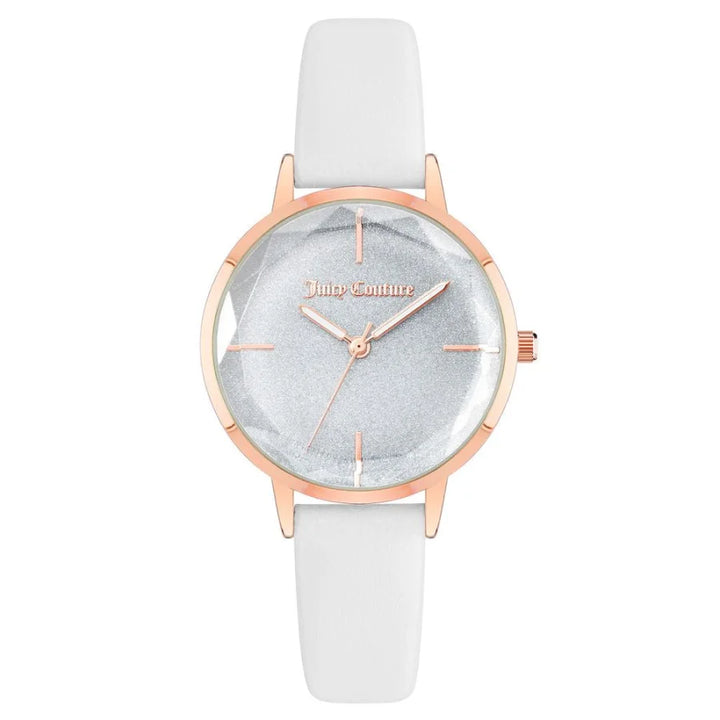 Juicy Couture White Plastic Dress Watch