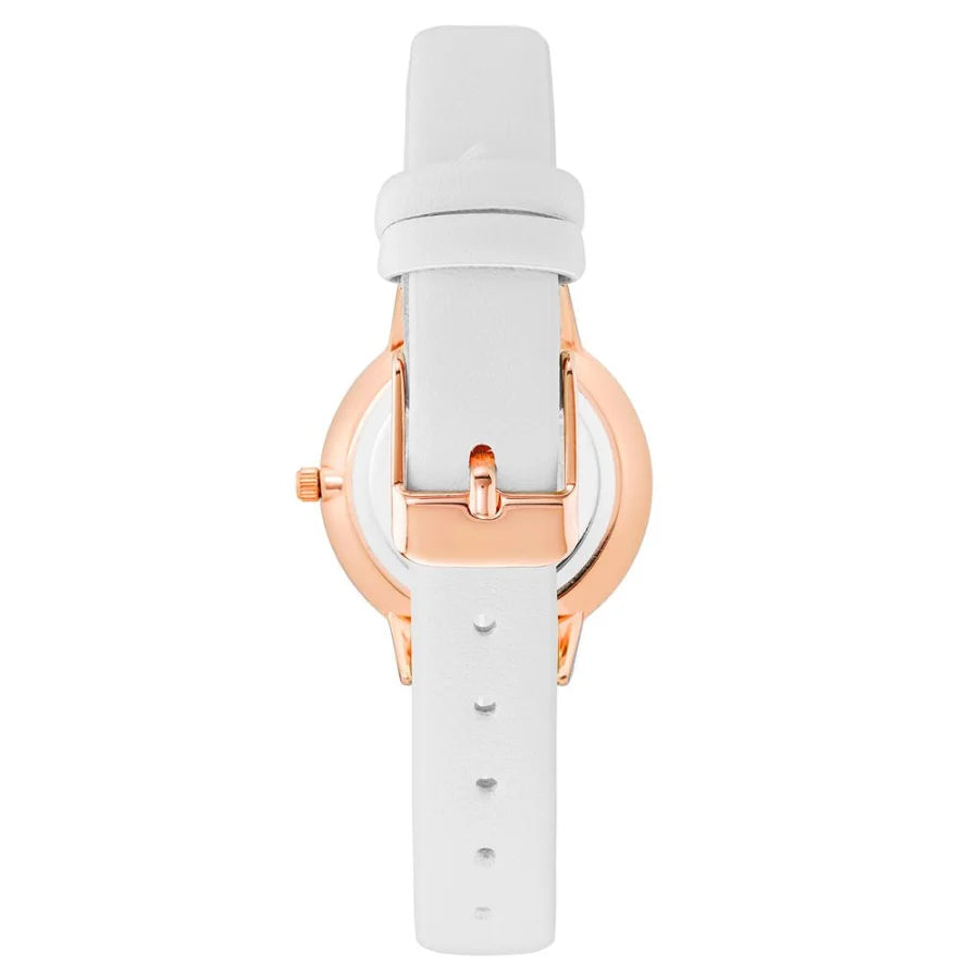 Juicy Couture White Plastic Dress Watch