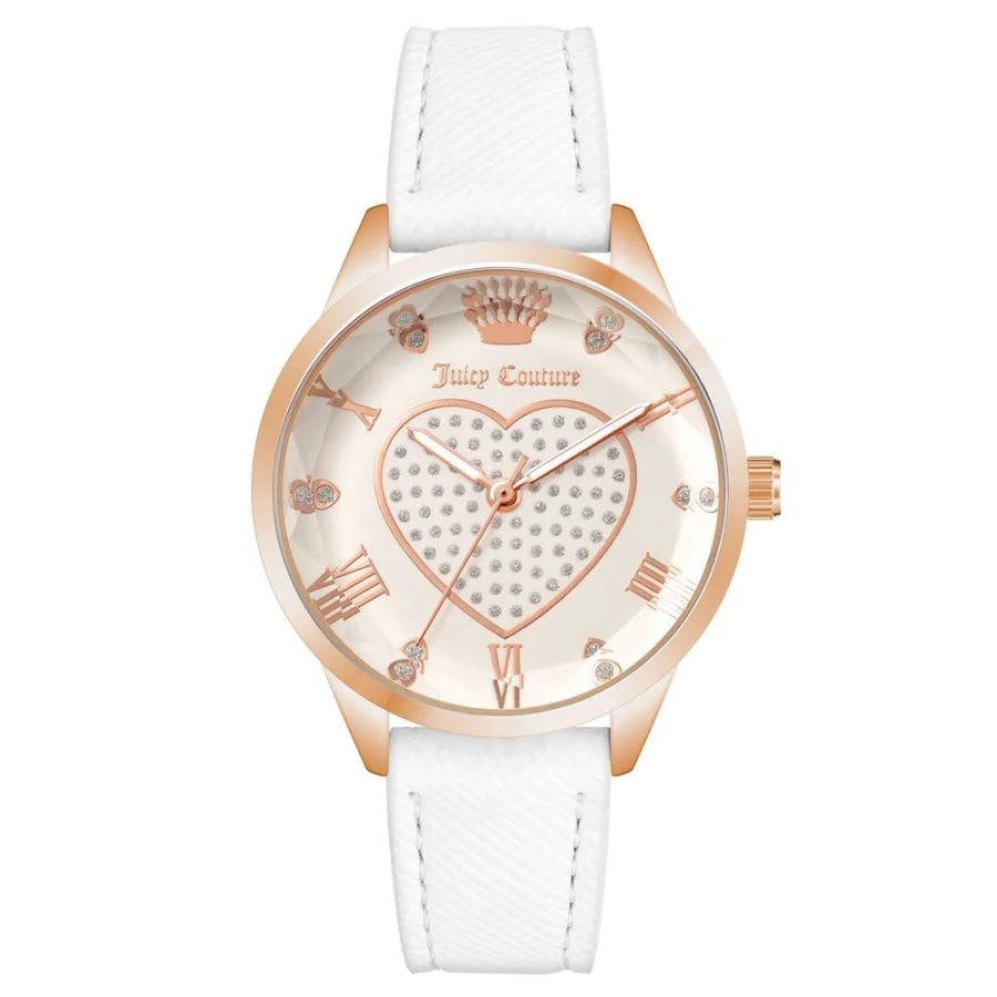 Juicy Couture White Plastic Dress Watch