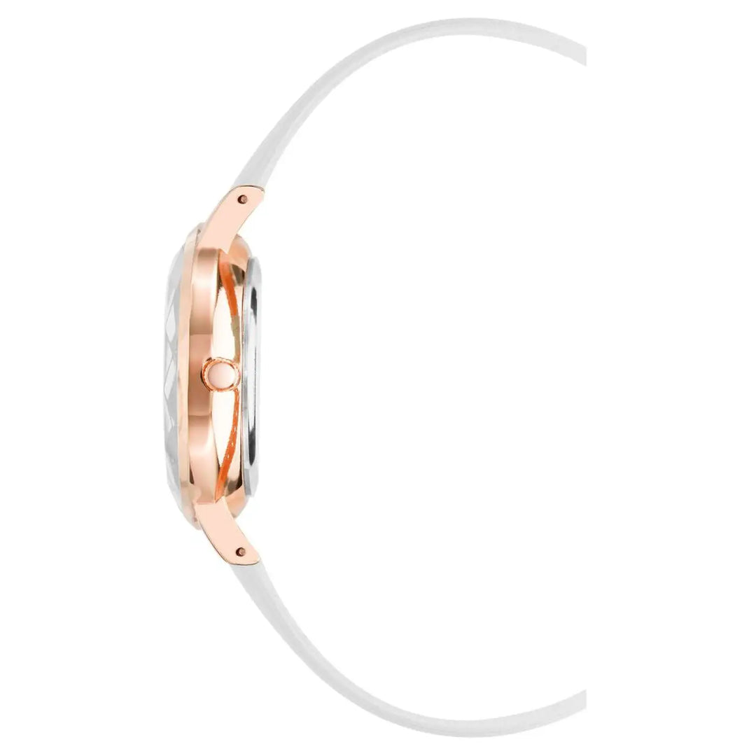Juicy Couture White Plastic Dress Watch