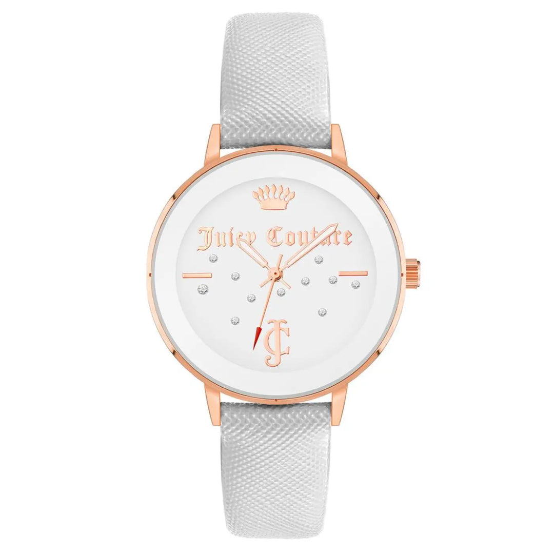 Juicy Couture White Plastic Dress Watch