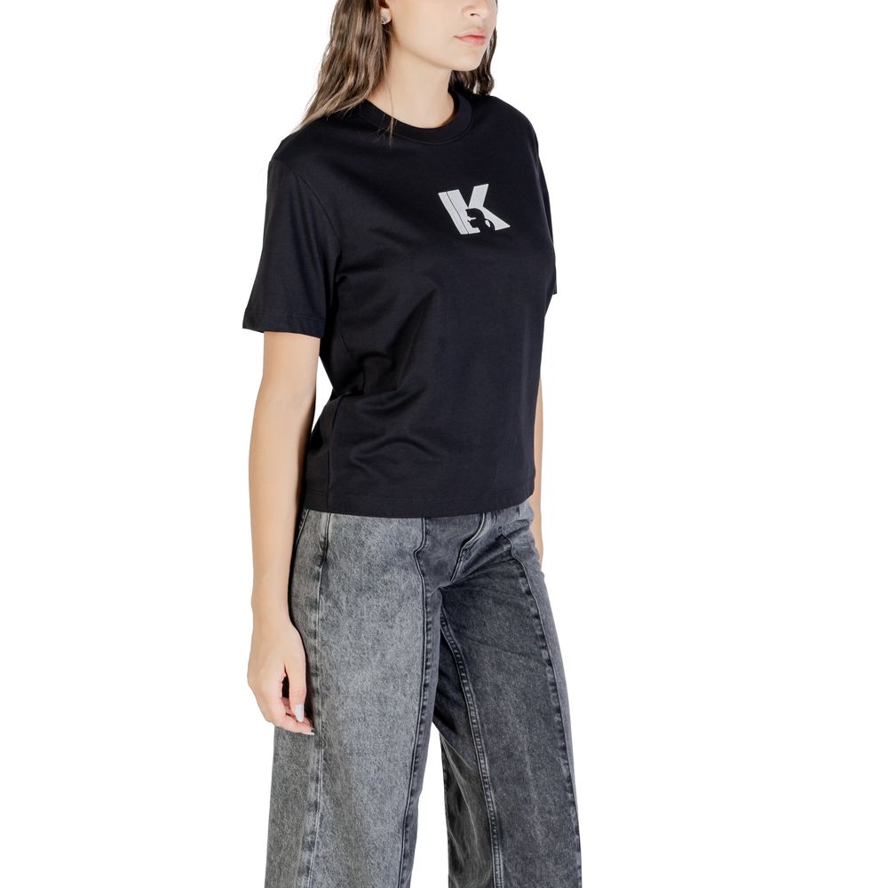 Karl Lagerfeld - Black Cotton T-Shirt