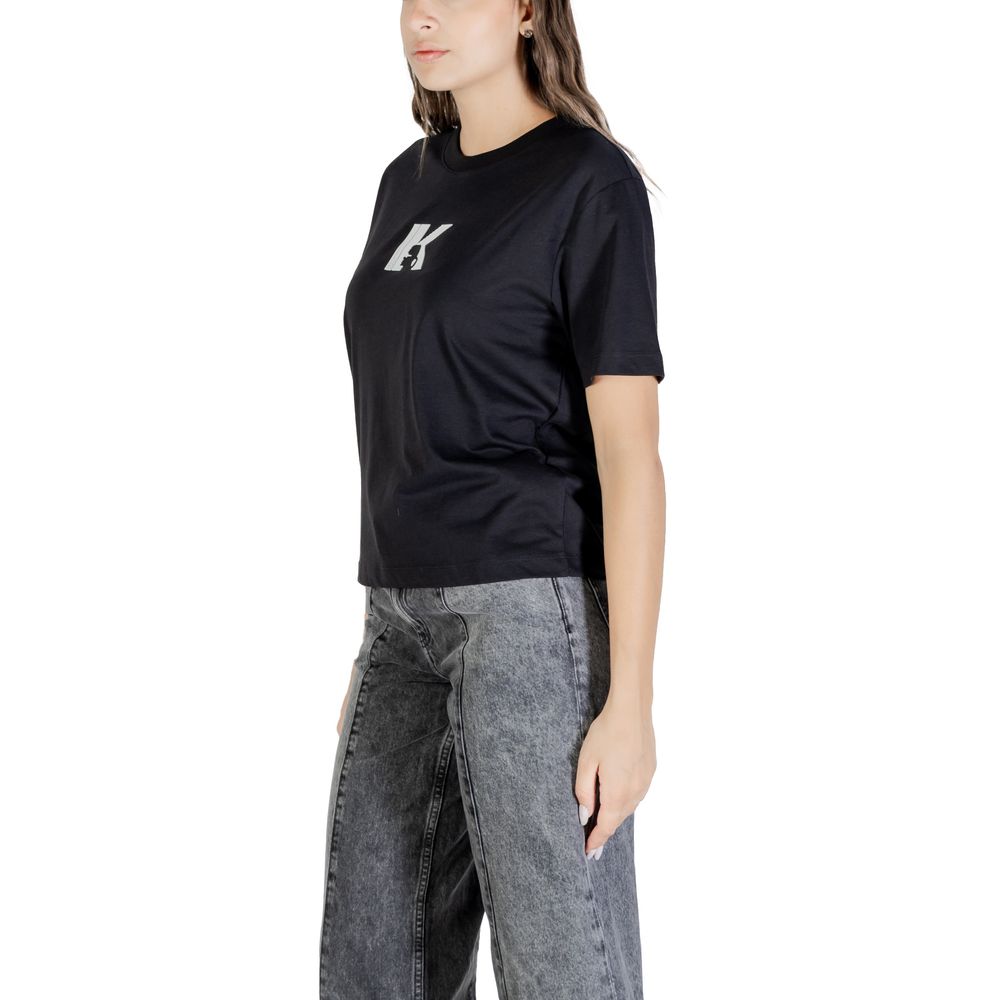 Karl Lagerfeld - Black Cotton T-Shirt
