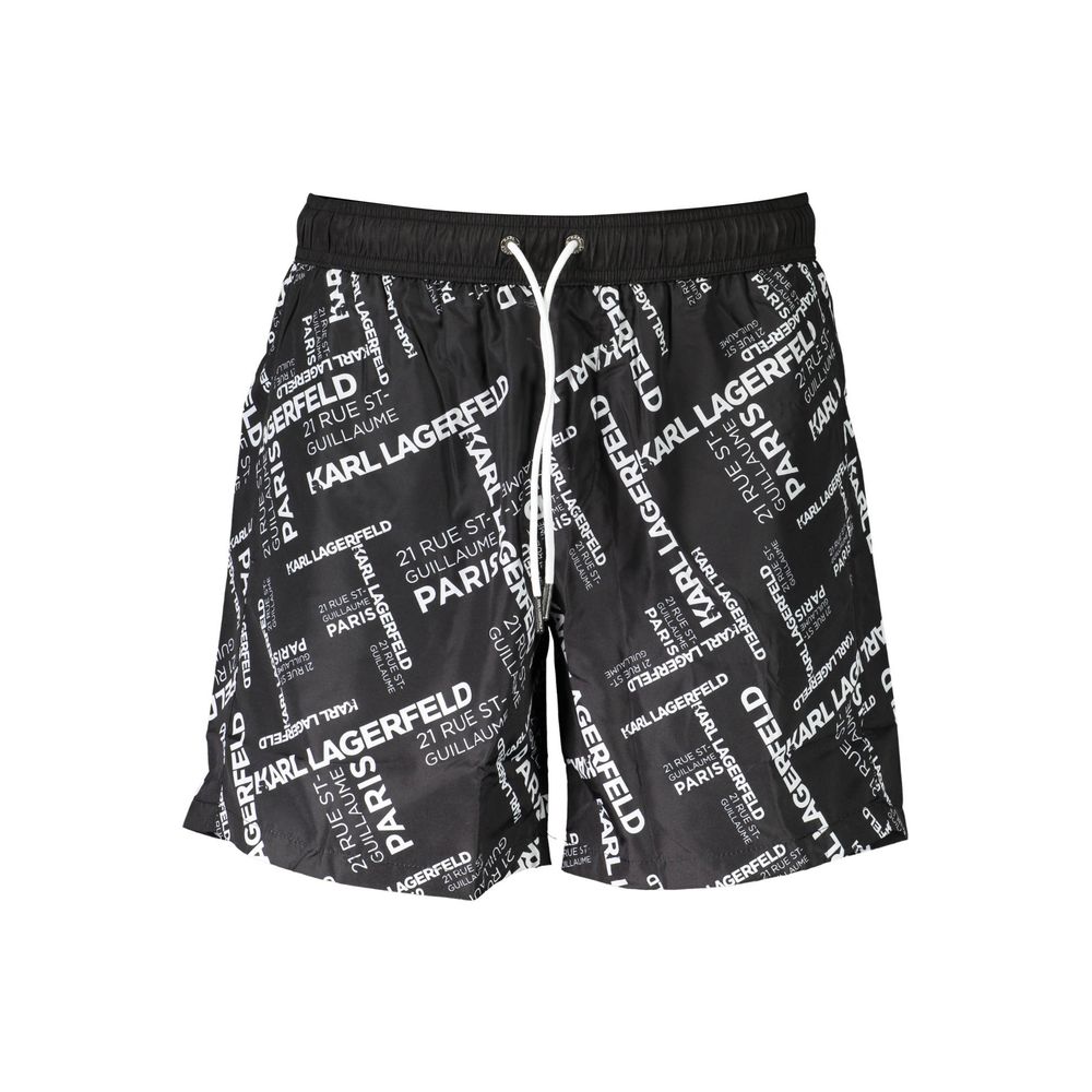 Karl Lagerfeld Black Polyester Men&
