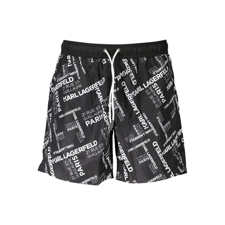 Karl Lagerfeld Black Polyester Men&