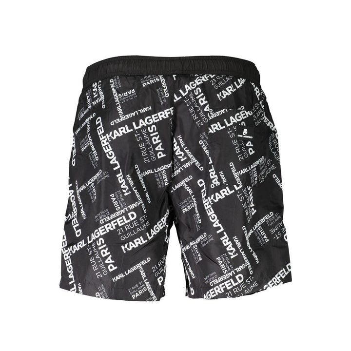 Karl Lagerfeld Black Polyester Men&