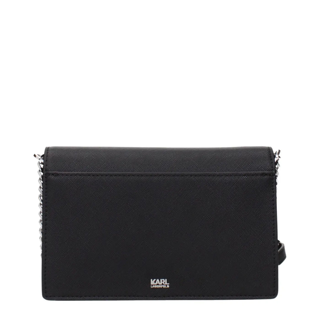 Karl Lagerfeld Black Polyethylene Crossbody Bag