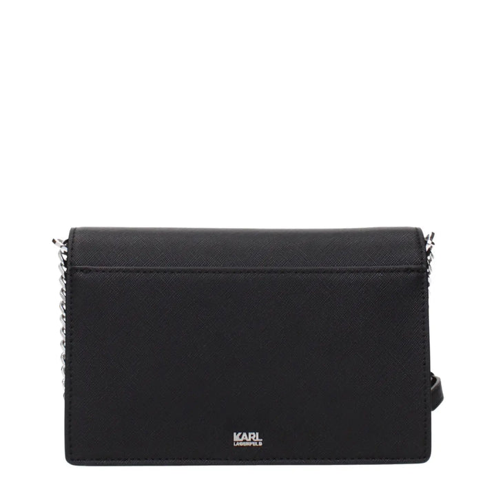 Karl Lagerfeld Black Polyethylene Crossbody Bag