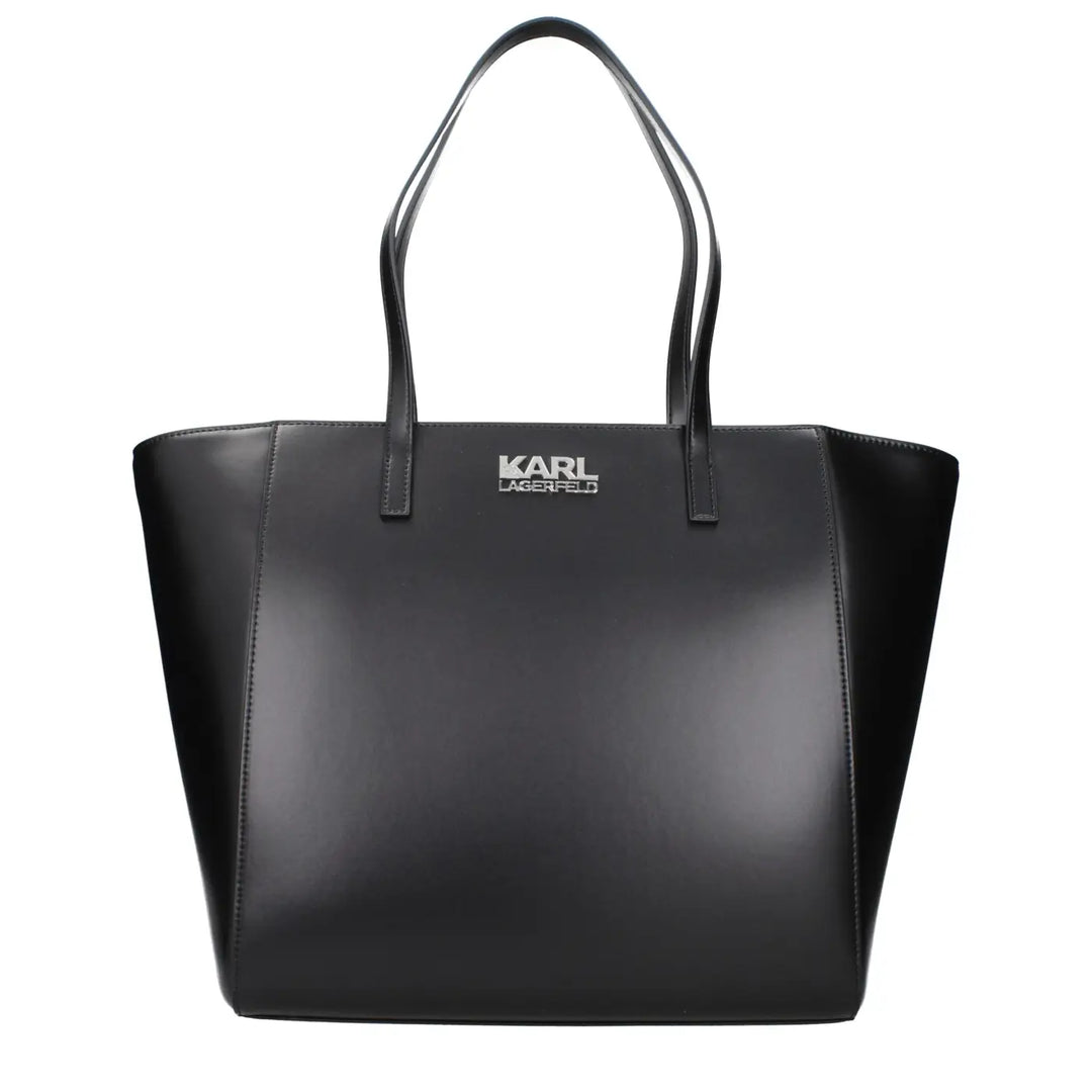 Karl Lagerfeld Black Polyethylene Shoulder Bag