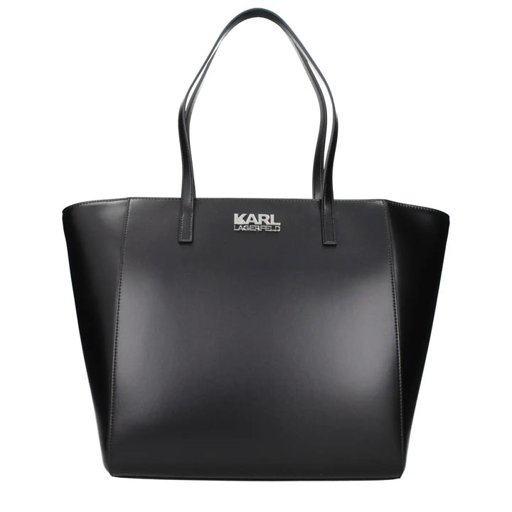 Karl Lagerfeld Black Polyethylene Shoulder Bag