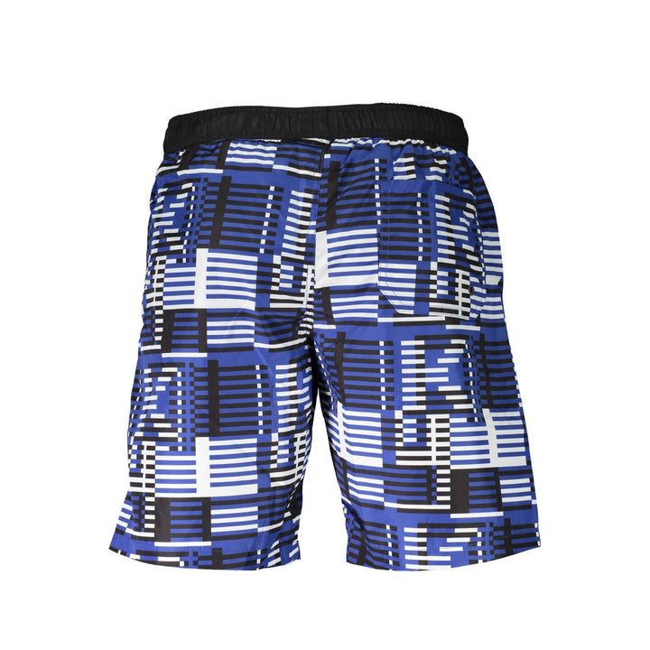 Karl Lagerfeld Blu Polyester Men’s Swim Trunk