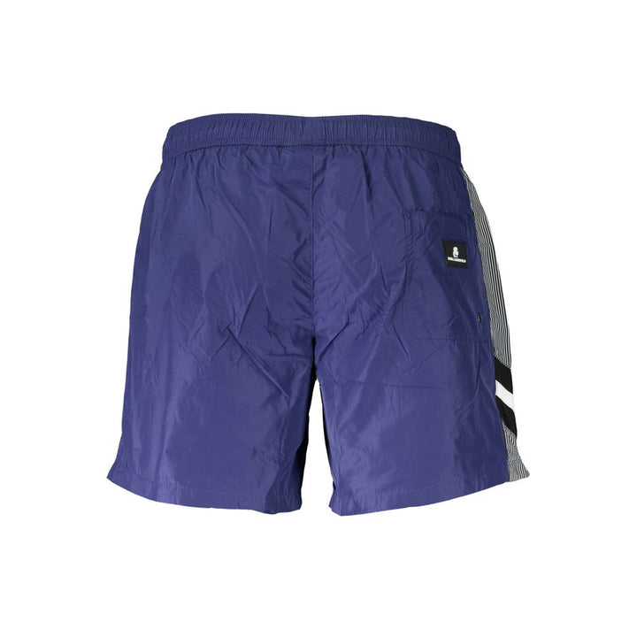 Karl Lagerfeld Blue Polyester Men’s Swim Boxer