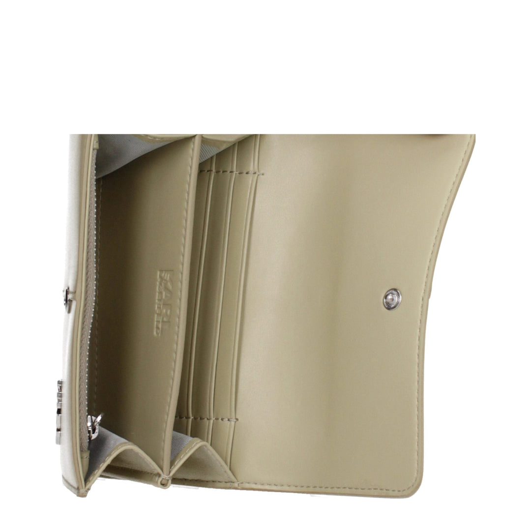 Karl Lagerfeld Green Polyethylene Wallet