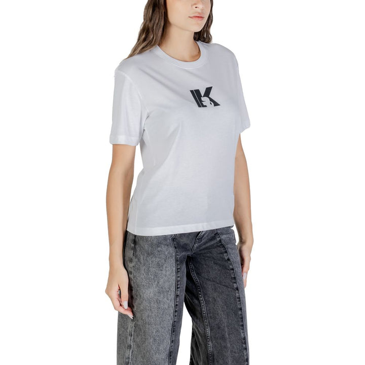 Karl Lagerfeld - White Cotton T-Shirt