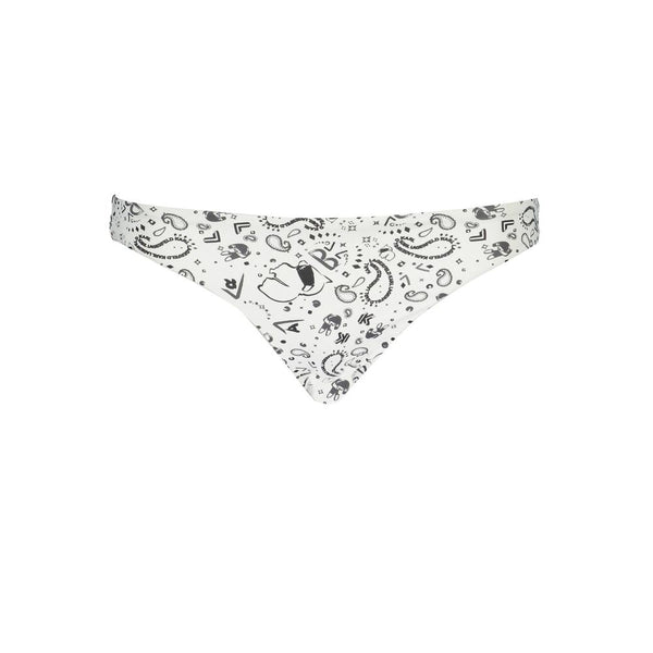 Karl Lagerfeld White Polyamide Women Swim Brief - Women’s