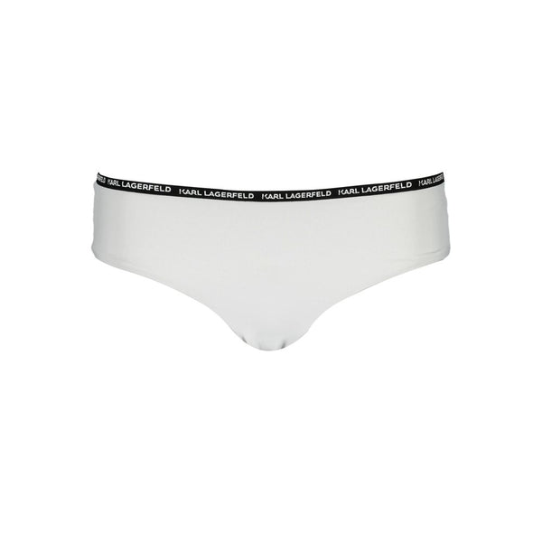 Karl Lagerfeld White Polyamide Women’s Swim Brief - Women’s