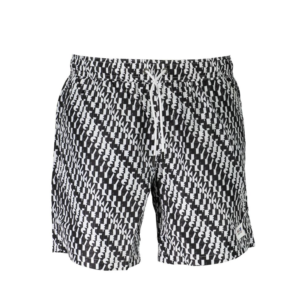 Karl Lagerfeld White Polyester Men’s Swim Boxer