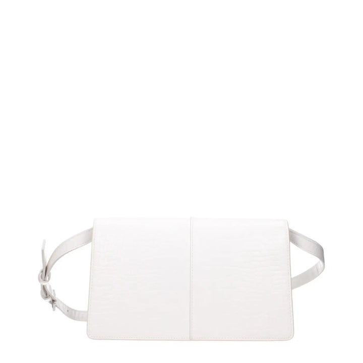 Karl Lagerfeld White Polyethylene Crossbody Bag