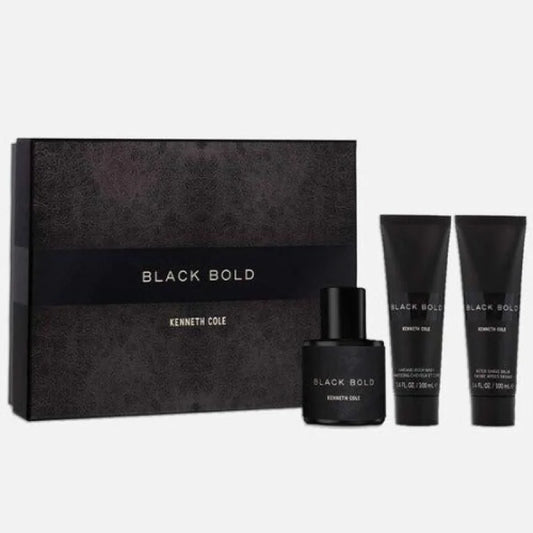 Kenneth Cole Black Bold Eau De Parfum and Aftershave Balm Gift Set Men’s Sets