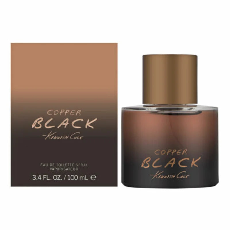 Kenneth Cole Black Copper Eau Vibrant Apple Ginger Bourbon Blend Men’s Cologne
