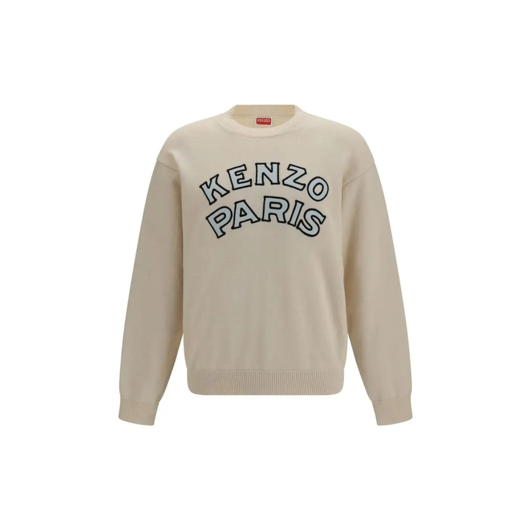 Kenzo Beige Wool Oves Aries Sweatshirt