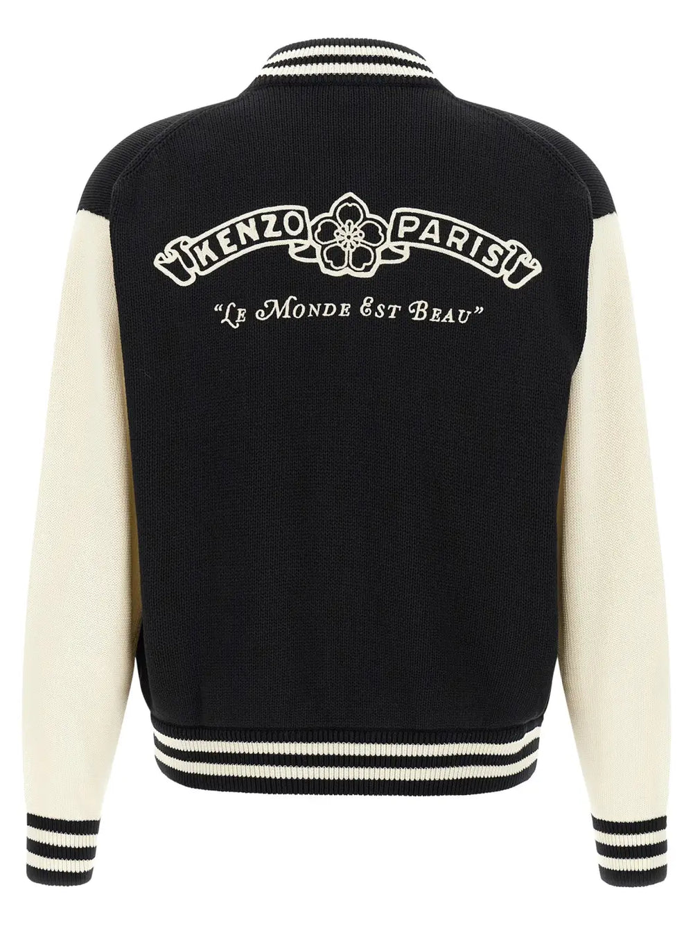 Kenzo Bicolor Cotton Cardigan