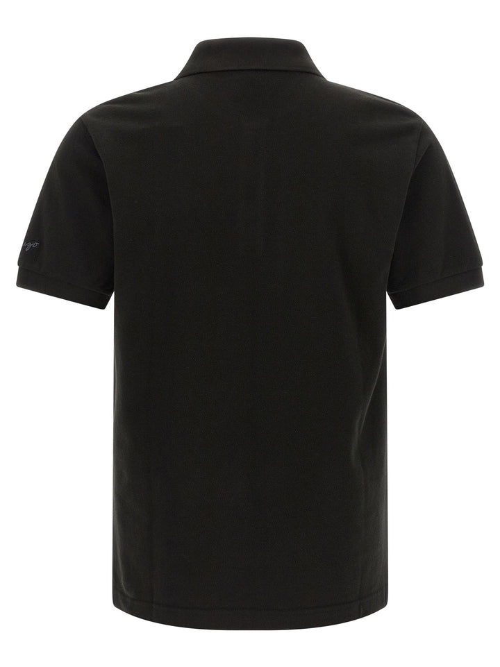 Kenzo Black Cotton Polo Shirt