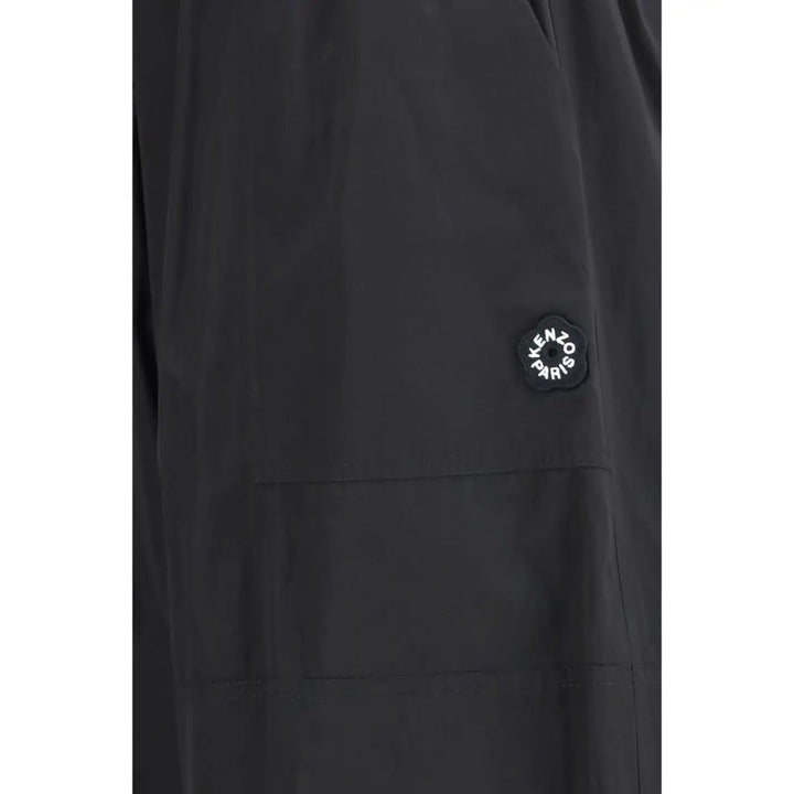 Kenzo Black Polyester Cargo Pants