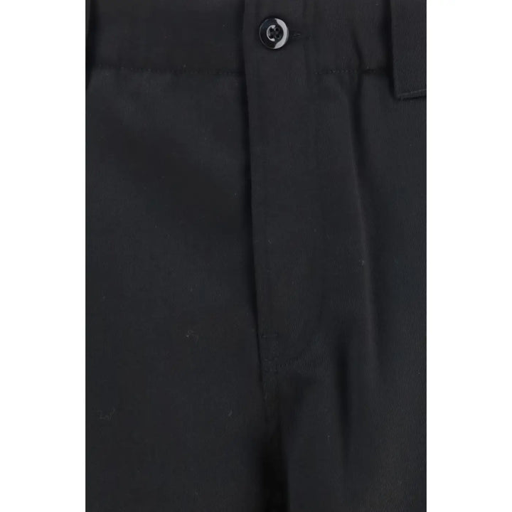 Kenzo Black Wool Oves Aries Chino Pants