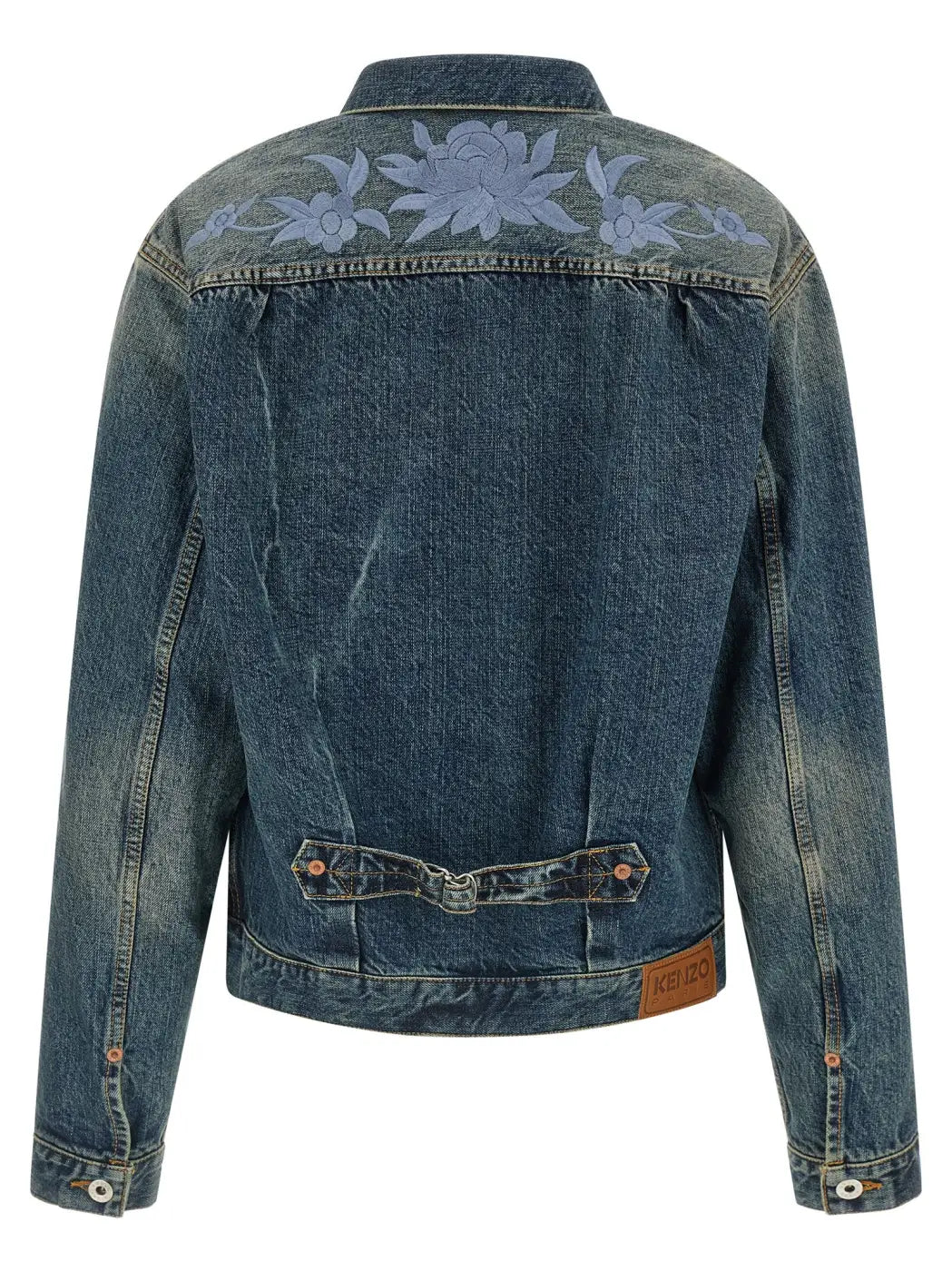 Kenzo Blue Cotton Denim Jacket
