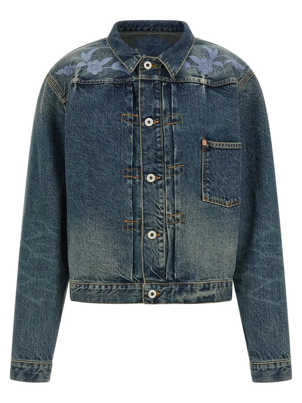 Kenzo Blue Cotton Denim Jacket