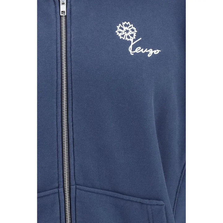 Kenzo Blue Cotton Sweatshirt