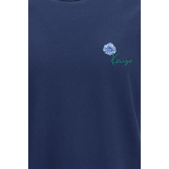 Kenzo Blue Cotton T-shirt